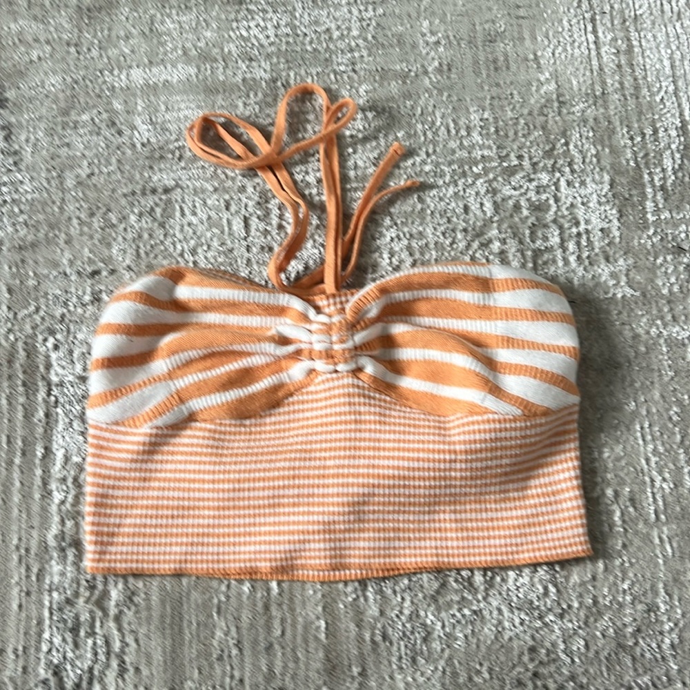 Knit halter top